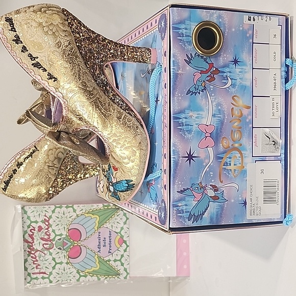 Rare Disney Cinderella  irregular choice shoes US 6 - Picture 11 of 16